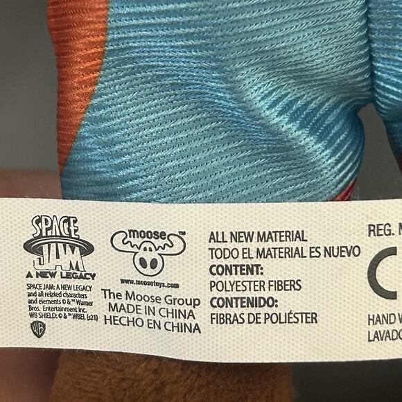 Space Jam A New Legacy LeBron James and Taz Tune Squad Plush NOS - Picture 9 of 10